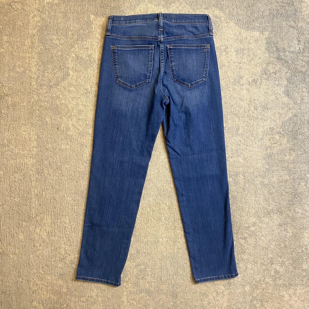 Madewell Mid-Rise Stovepipe Jeans Womens 26 Medium Wash Blue Slim Stretch Denim - Picture 10 of 14